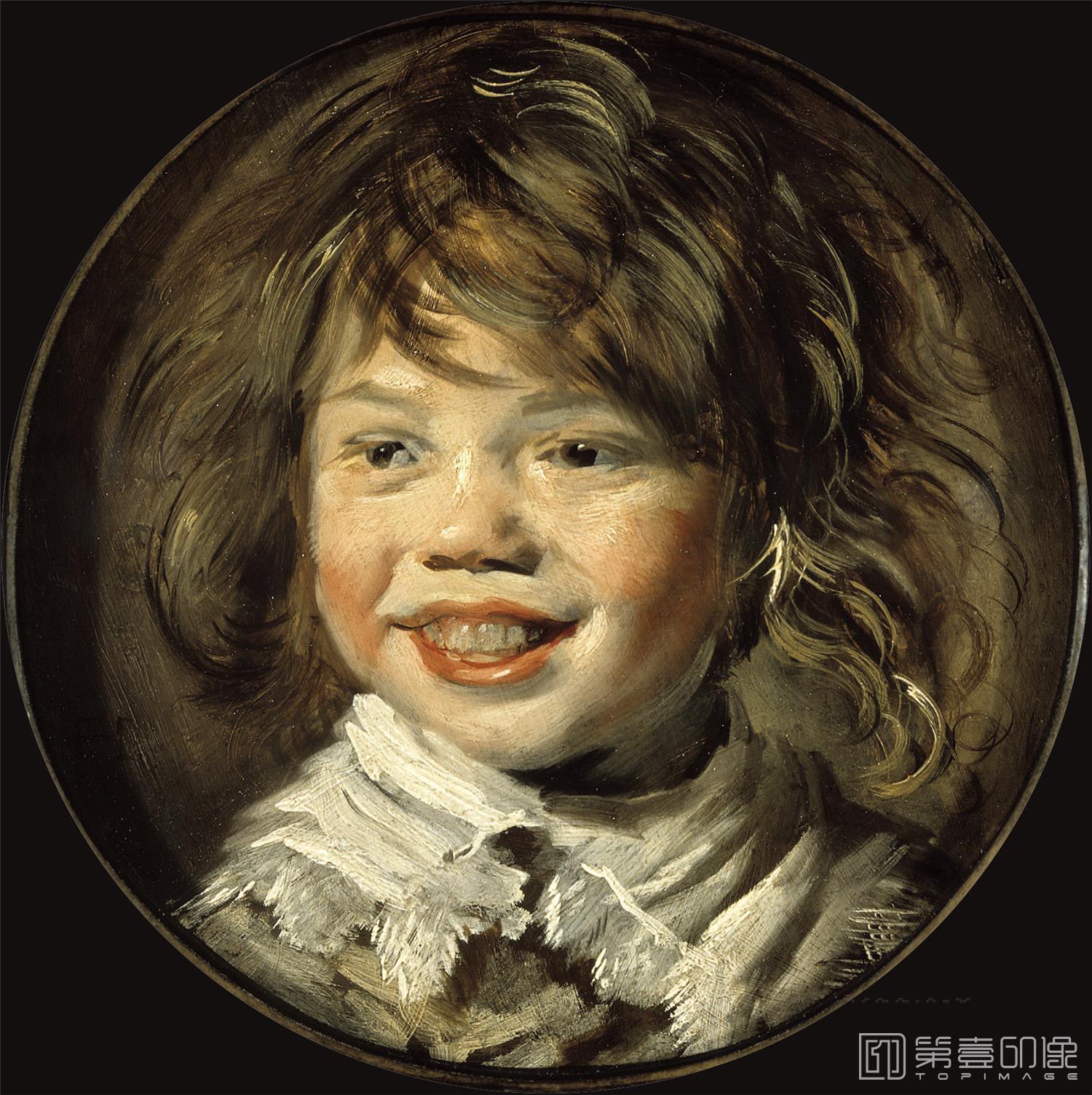 油画-荷兰莫瑞斯泰皇家美术馆Frans Hals - Laughing Boy-165